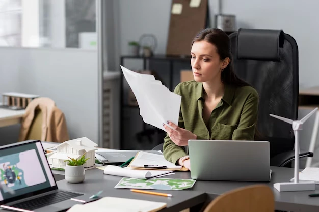 accountants reviewing dental VAT files