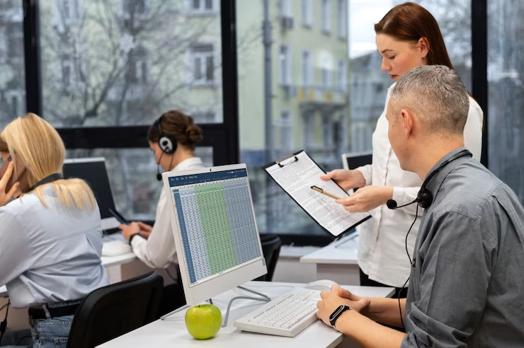 Our team providing long-term monitoring and support through digital financial tracking and client consultation